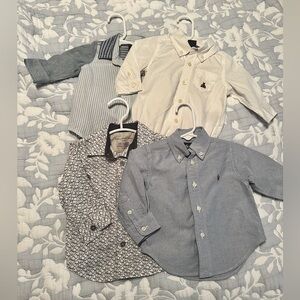 GUC Preppy baby button downs 6 month